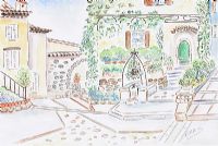 SPANISH GARDEN by Colette Cooke at Ross's Online Art Auctions