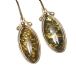 9CT GOLD BALTIC AMBER EARRINGS at Ross's Online Art Auctions