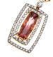 18CT GOLD DIAMOND AND GEM-SET PENDANT at Ross's Online Art Auctions