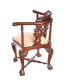 MAHOGANY CORNER CHAIR at Ross's Online Art Auctions