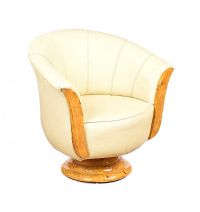 ART DECO STYLE TUB CHAIR at Ross's Online Art Auctions