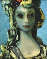 HEAD OF A YOUNG GIRL by Daniel O'Neill at Ross's Online Art Auctions