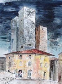 THE TOWERS by Louis Reed RUA at Ross's Online Art Auctions