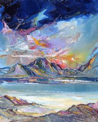 SUNSET, CONNEMARA by Douglas Hutton at Ross's Online Art Auctions