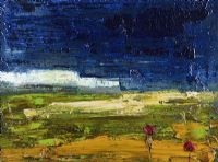 POPPIES IN A LANDSCAPE by Colin Flack at Ross's Online Art Auctions