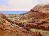 GLENARIFFE GLEN, COUNTY ANTRIM by David Overend at Ross's Online Art Auctions