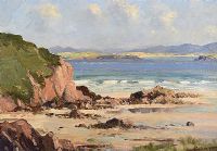 ON THE DONEGAL COAST by Rowland Hill RUA at Ross's Online Art Auctions