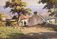 COTTAGE ON LAYDE by Charles McAuley at Ross's Online Art Auctions