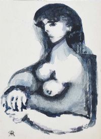 SPANISH LADY by Colin Middleton RHA RUA at Ross's Online Art Auctions
