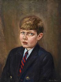 PORTRAIT OF A YOUNG BOY by Allan Ardies at Ross's Online Art Auctions