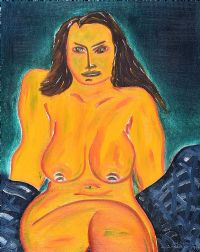 SEATED NUDE by James Millar at Ross's Online Art Auctions