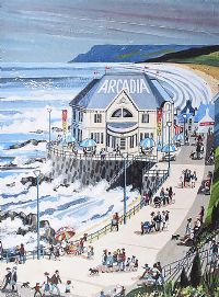 PORTRUSH ON AN EASTER MONDAY by Cupar Pilson at Ross's Online Art Auctions
