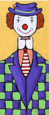 CLOWN by T.Dale at Ross's Online Art Auctions