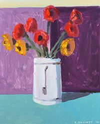 STILL LIFE, FLOWERS by Ailish Sweeney at Ross's Online Art Auctions