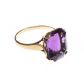 1930'S 9CT GOLD AMETHYST RING at Ross's Online Art Auctions