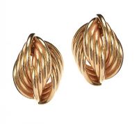 PAIR OF 14CT GOLD EARRINGS at Ross's Online Art Auctions