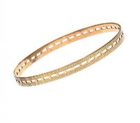 GOLD FILLED SLAVE BANGLE at Ross's Online Art Auctions