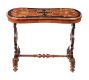 VICTORIAN INLAID CENTRE TABLE at Ross's Online Art Auctions