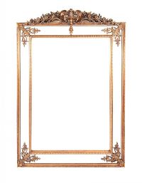 ORNATE GILT END OF ROOM MIRROR at Ross's Online Art Auctions