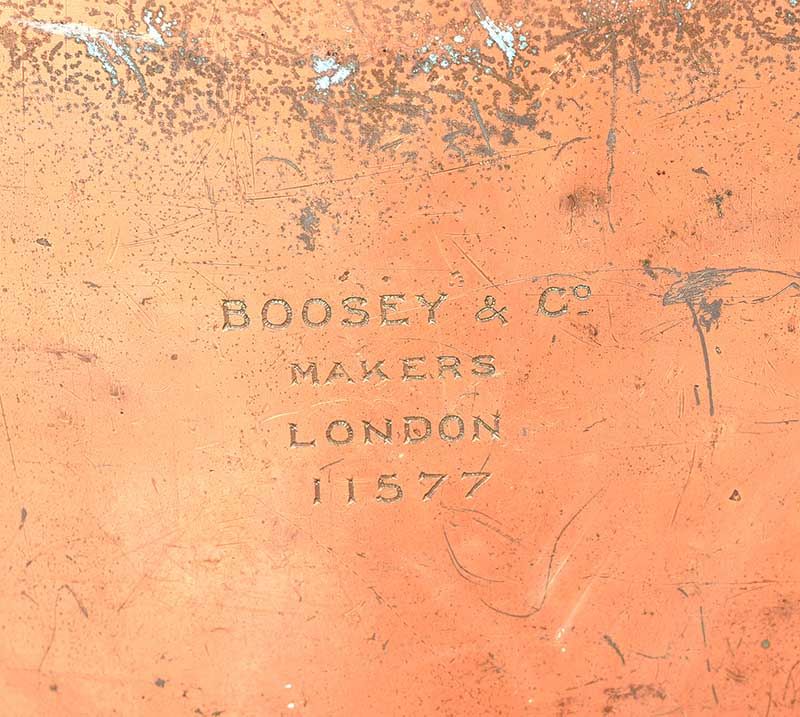 BOSSEY & SONS OF LONDON COPPER KETTLE DRUMS at Ross's Online Art Auctions