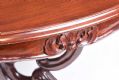FIVE FOOT CIRCULAR MAHOGANY DINING ROOM TABLE at Ross's Online Art Auctions