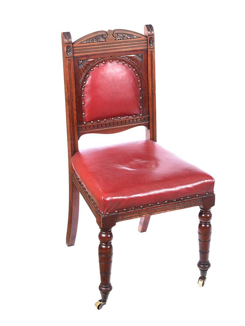SET OF SIXTEEN VICTORIAN DINING ROOM CHAIRS at Ross's Online Art Auctions