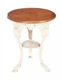 VICTORIAN CAST IRON TABLE at Ross's Online Art Auctions