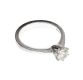 18CT WHITE GOLD SOLITAIRE RING at Ross's Online Art Auctions
