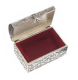 SILVER-TONE TRINKET BOX at Ross's Online Art Auctions