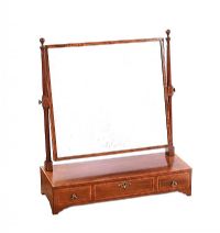 GEORGIAN INLAID DRESSING TABLE MIRROR at Ross's Online Art Auctions