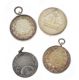 FOUR SILVER MOTORCYLE MEDALLIONS at Ross's Online Art Auctions