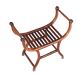 ANTIQUE ROSEWOOD CRADLE STOOL at Ross's Online Art Auctions