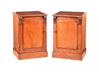 PAIR OF WILLIAM IV BEDSIDE PEDESTALS at Ross's Online Art Auctions