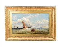 GILT FRAMED OIL PAINTING - JAS E. MEADOWS at Ross's Online Art Auctions