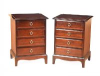 PAIR OF MAHOGANY BEDSIDE PEDESTALS at Ross's Online Art Auctions