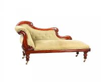 VICTORIAN MAHOGANY CHAISE LONGUE at Ross's Online Art Auctions