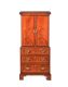 INLAID MAHOGANY TALL BOY at Ross's Online Art Auctions