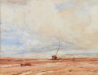 NEAR DUNWICH by Claude Hayes RI ROI at Ross's Online Art Auctions