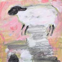 THE CRAFTY BAA by David Johnston at Ross's Online Art Auctions