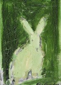 THE GREEN HARE by Con Campbell at Ross's Online Art Auctions