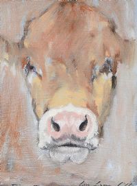THE YOUNG BULL by Con Campbell at Ross's Online Art Auctions