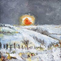 SNOW & SUNRISE, COMBER, COUNTY DOWN by David Lennon at Ross's Online Art Auctions
