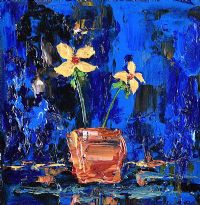 STILL LIFE, FLOWER STUDY by Rose Meyers at Ross's Online Art Auctions