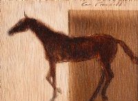 RED RUM by Con Campbell at Ross's Online Art Auctions
