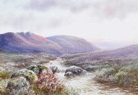 RIVER IN THE MOORS by English School at Ross's Online Art Auctions