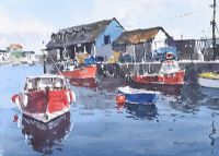 THE BOAT YARD by Kenny Hayes at Ross's Online Art Auctions