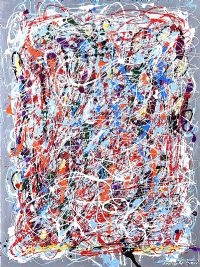 POLLOCK UNDERGROUND by David Wilson at Ross's Online Art Auctions
