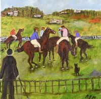 POINT TO POINT by Rose Elizabeth Moorcroft at Ross's Online Art Auctions