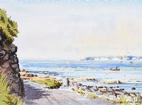ANTRIM COAST ROAD by Aylmer E. Armstrong UWS at Ross's Online Art Auctions