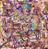 HOMAGE TO POLLOCK'S MEMORY by Gerald G. Beattie at Ross's Online Art Auctions